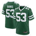 Zaire Barnes New York Jets  Team Game Jersey - Legacy Green