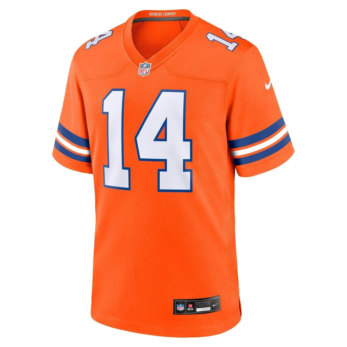 Courtland Sutton Denver Broncos  Mile High Collection 1977 Throwback   Game Jersey - Orange