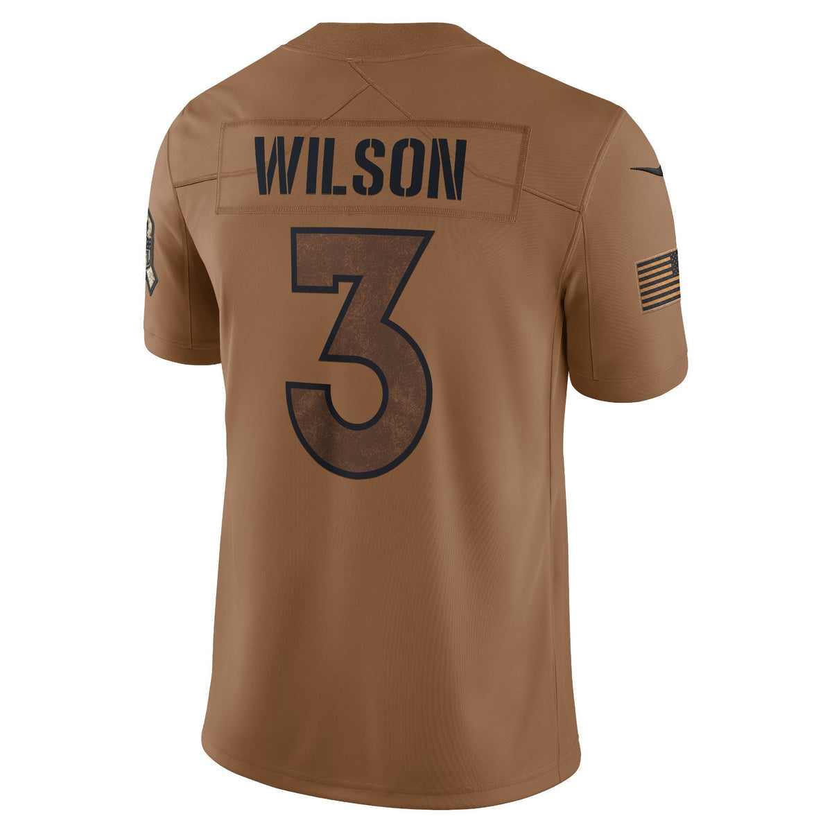Russell Wilson Denver Broncos  Salute To Service Limited Jersey - Brown