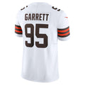 C.Whites #95 Myles Garrett White Team Vapor F.U.S.E. Limited Jersey