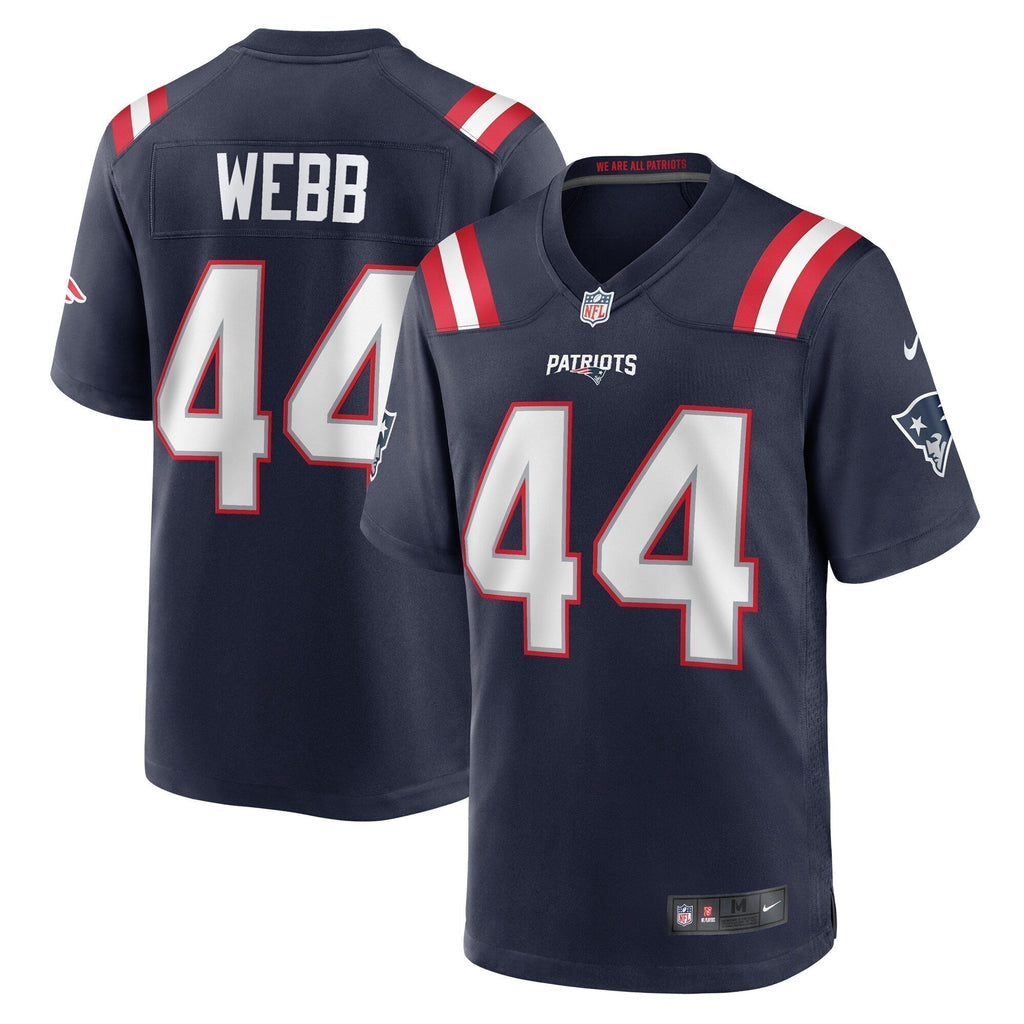 Raleigh Webb New England Patriots  Home Game   Jersey - Navy