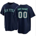 Men's Seattle Mariners Navy Alternate Replica Custom Jersey1