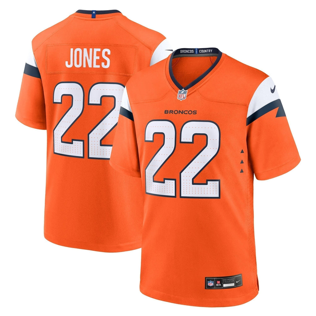 Brandon Jones Denver Broncos  Team Game Jersey -  Orange