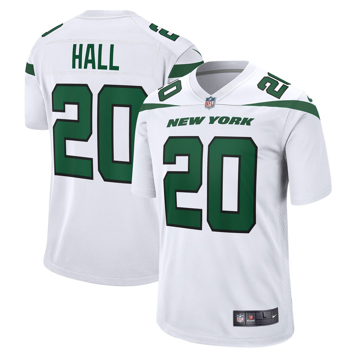 Breece Hall New York Jets  Away Game   Jersey - White