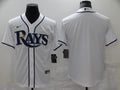 Men's Tampa Bay Rays White Home Replica Blank Jersey1