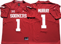 Men's Oklahoma Sooners Kyler Murray Crimson Player Game Jersey