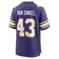 M.Vikings #43 Andrew Van Ginkel Purple Alternate Game Jersey