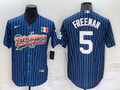 Men's Los Angeles Dodgers Freddie Freeman Blue Replica Game Jersey