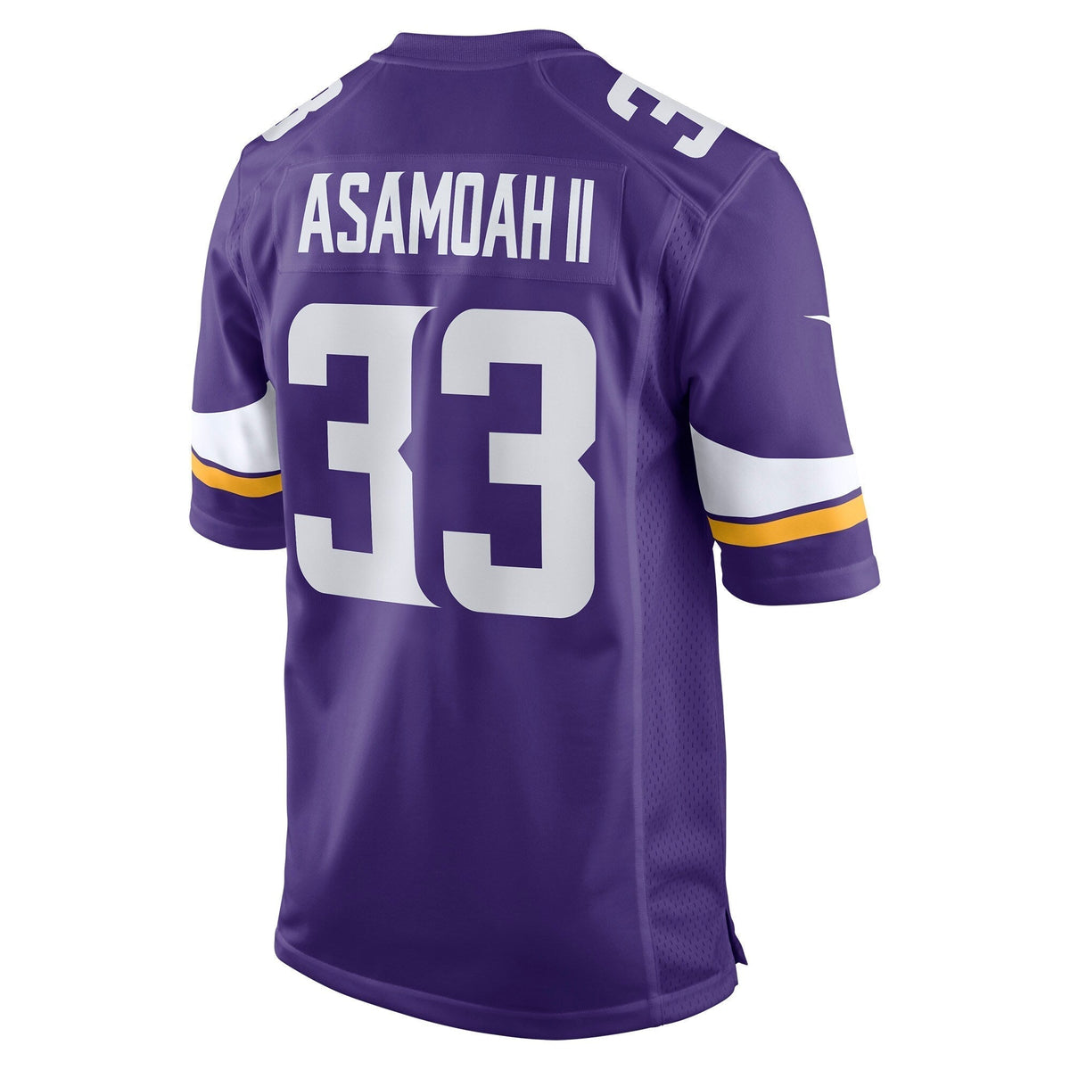 Brian Asamoah Minnesota Vikings    Game Jersey - Purple