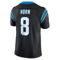 C.Panthers #8 Jaycee Horn Black Vapor F.U.S.E. Limited Jersey