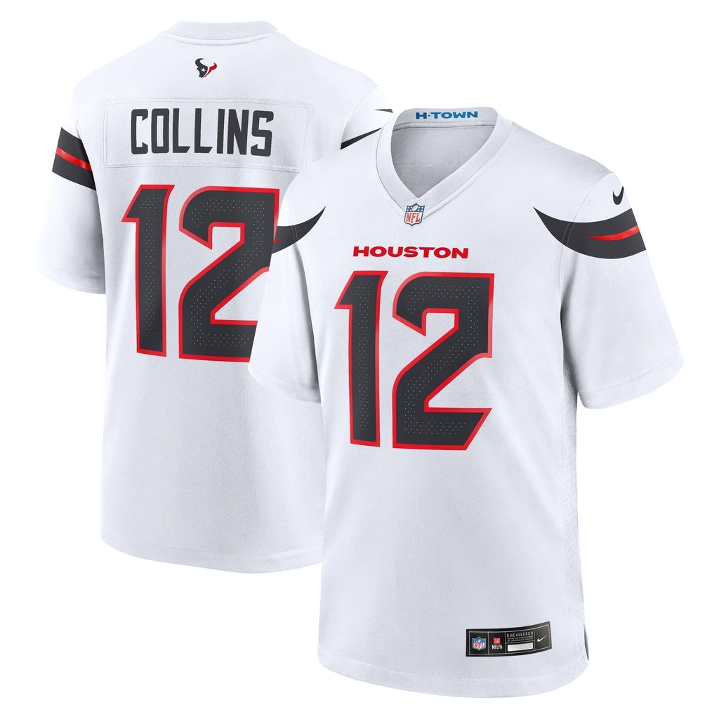 Nico Collins Houston Texans  Game Jersey -  White