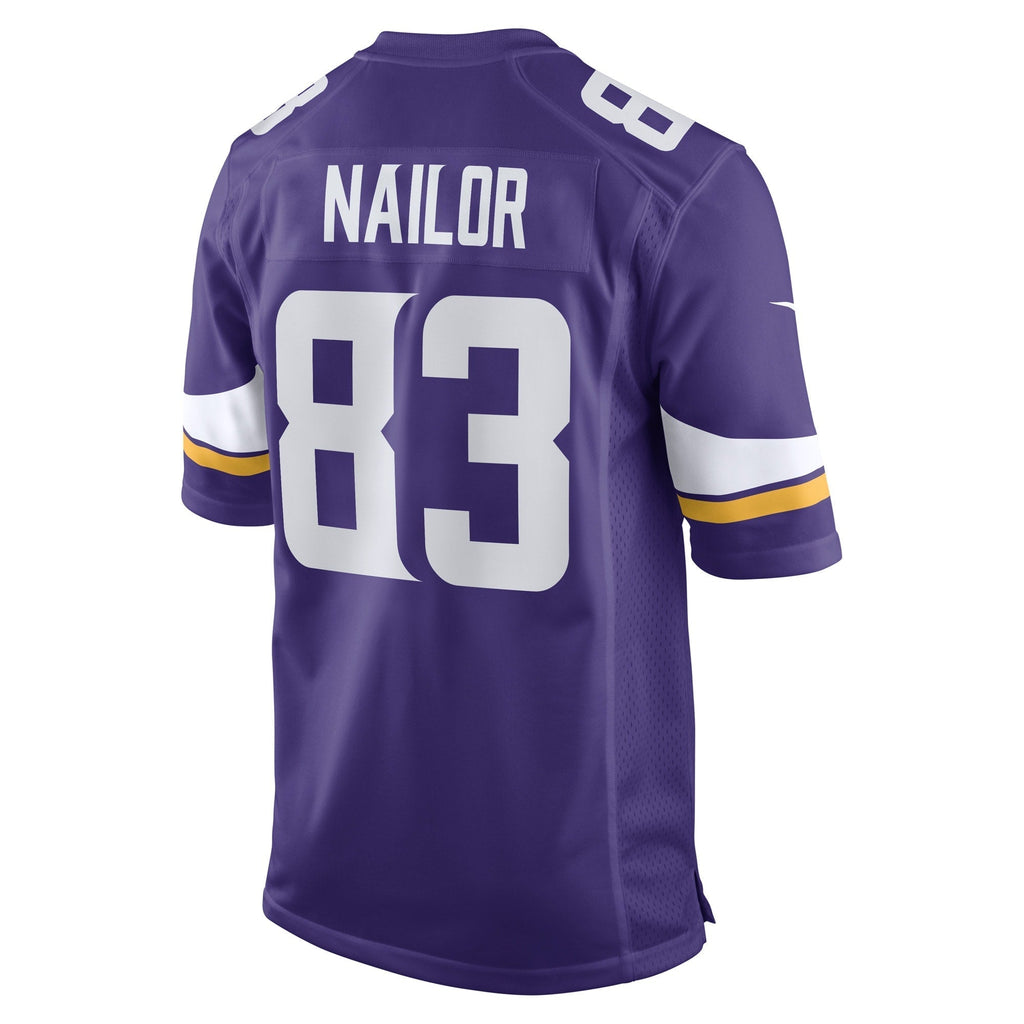 Jalen Nailor Minnesota Vikings  Game   Jersey - Purple