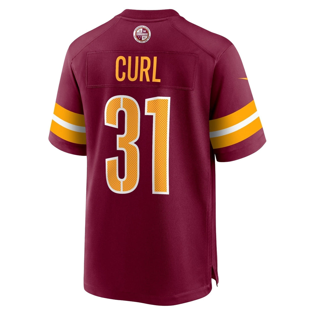Kamren Curl Washington Commanders  Game Jersey - Burgundy