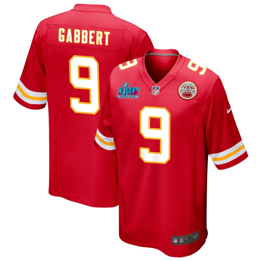 Blaine Gabbert Kansas City Chiefs  Super Bowl LVII Game Jersey - Red