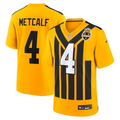 Men's Pittsburgh Steelers DK Metcalf  Jersey -  Retro Yellow-2