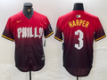Men's Philadelphia Phillies Bryce Harper Red 2024 City Connect Limited Player Jersey