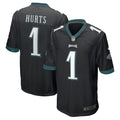 Jalen Hurts Philadelphia Eagles  Game Jersey - Black