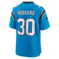 C.Panthers #30 Chuba Hubbard Blue Team Game Jersey