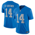 Amon-Ra St. Brown Detroit Lions  Vapor F.U.S.E. Alternate Limited Jersey - Blue