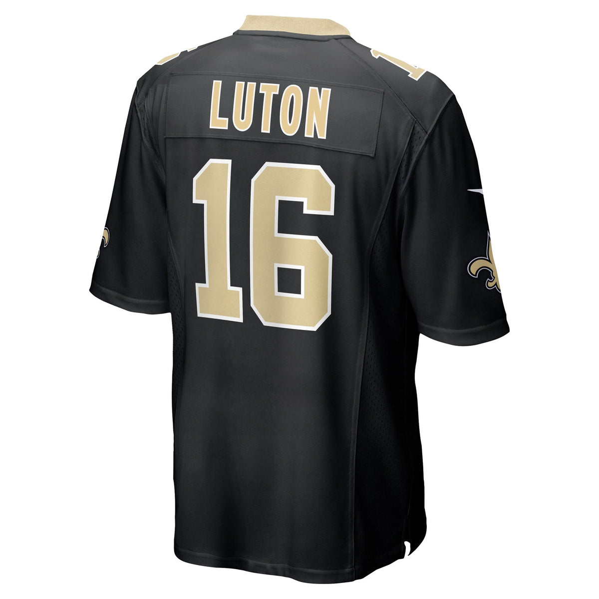 Jake Luton New Orleans Saints  Game   Jersey - Black