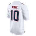 NE.Patriots #10 Drake Maye Tundra White Game Jersey