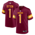 Jahan Dotson Washington Commanders    Game Jersey - Burgundy