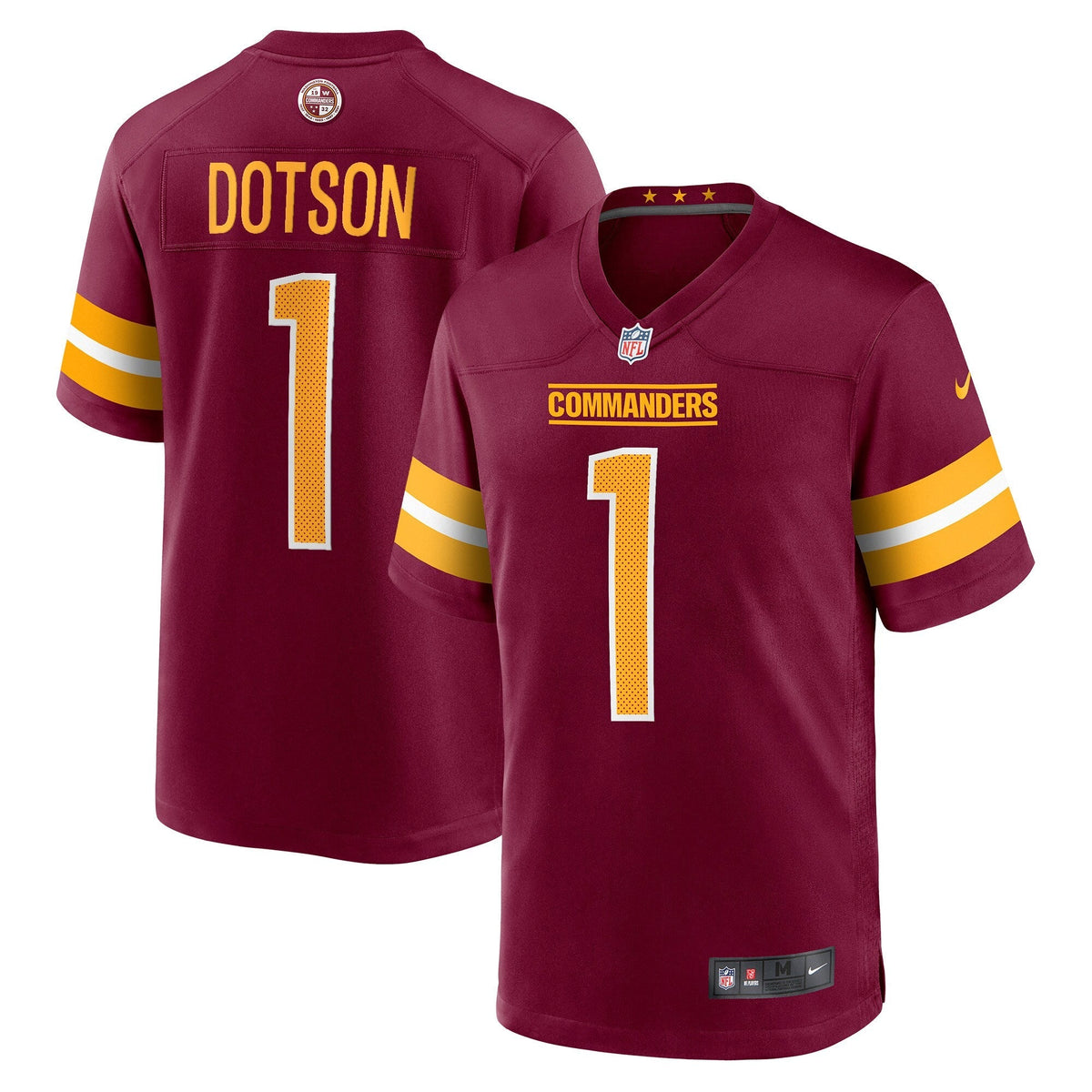 Jahan Dotson Washington Commanders    Game Jersey - Burgundy