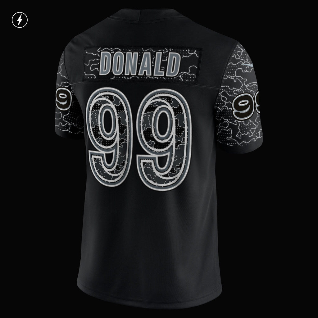 Aaron Donald Los Angeles Rams  RFLCTV Limited Jersey - Black