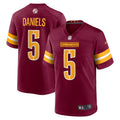 Washington Commanders Jayden Daniels  Carbon Black Fashion Jersey