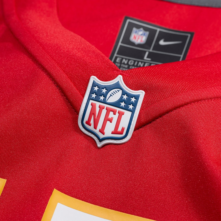 Men's Kansas City Chiefs Travis Kelce  Red Super Bowl LIX Game Jersey