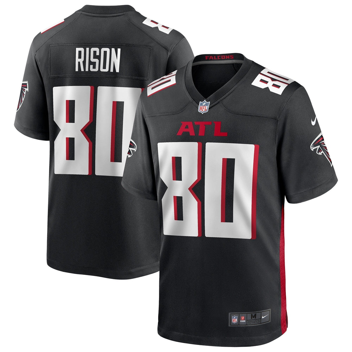 Andre Rison Atlanta Falcons  Game Retired   Jersey - Black