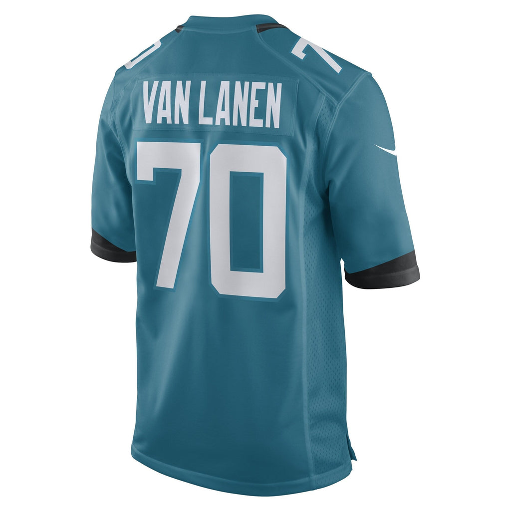 Cole Van Lanen Jacksonville Jaguars  Game   Jersey - Teal