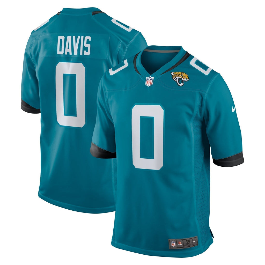 Gabe Davis Jacksonville Jaguars  Team Game   Jersey - Teal