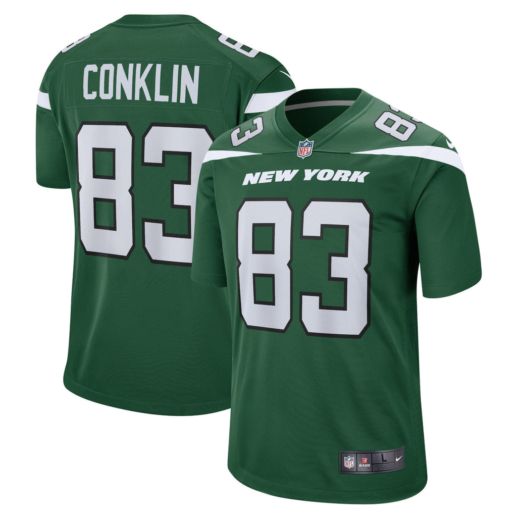 Tyler Conklin New York Jets  Game Jersey - Gotham Green