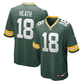 Green Bay Packers Malik Heath Green Game Jersey