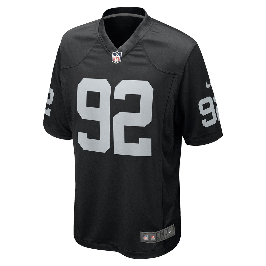 Richard Seymour Las Vegas Raiders  Retired   Game Jersey - Black