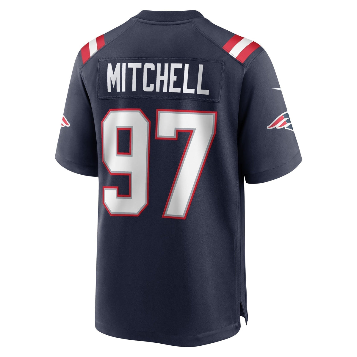 DaMarcus Mitchell New England Patriots  Game   Jersey - Navy