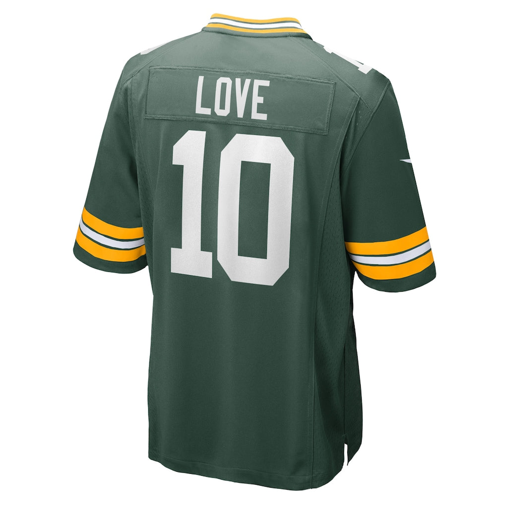 GB. Packers #10 Jordan Love Green Player Game Jersey