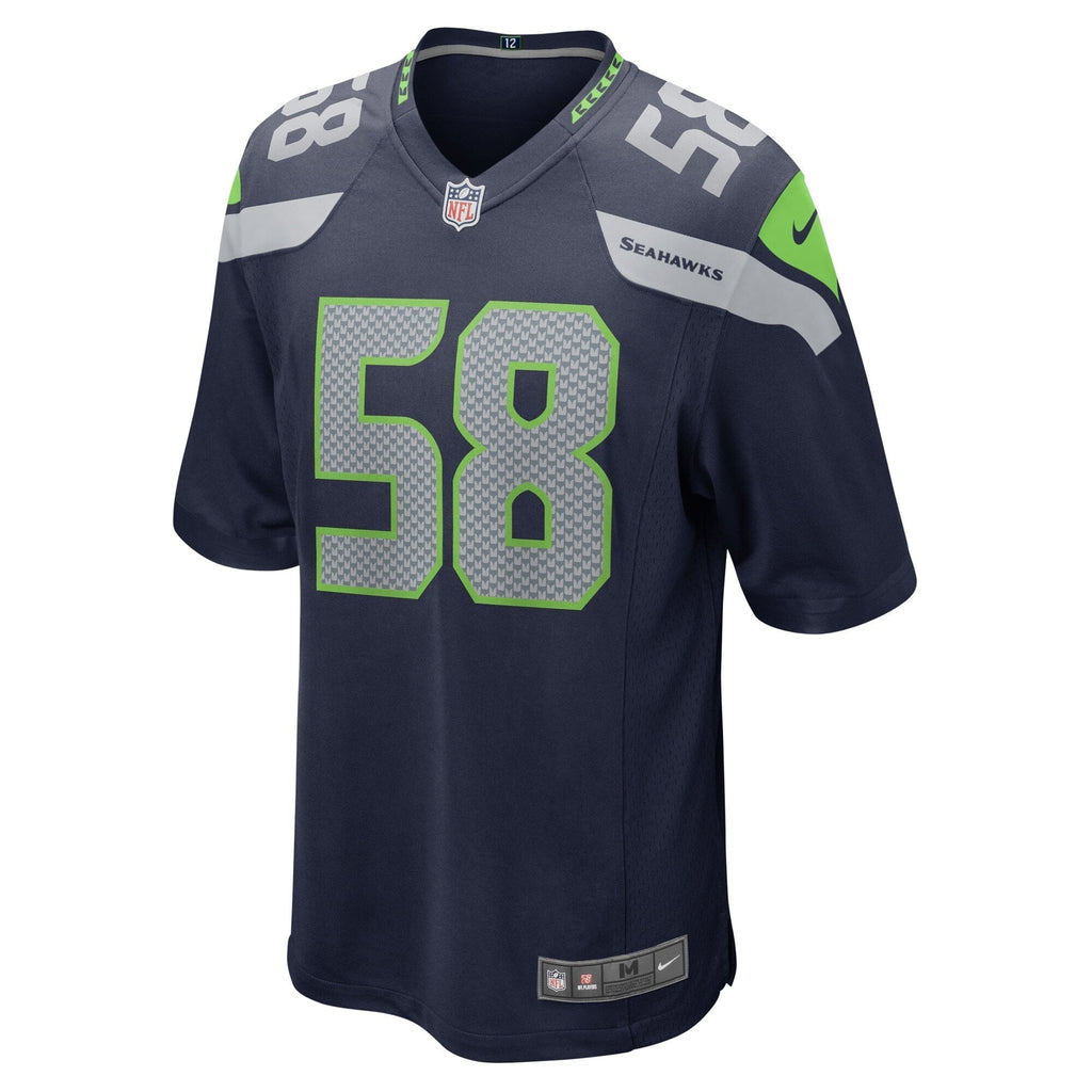 Derick Hall Seattle Seahawks   Game Jersey -  College Navy