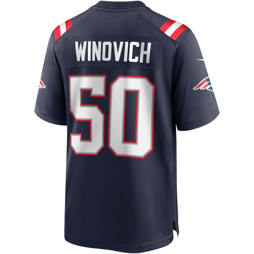 Chase Winovich New England Patriots  Game   Jersey - Navy