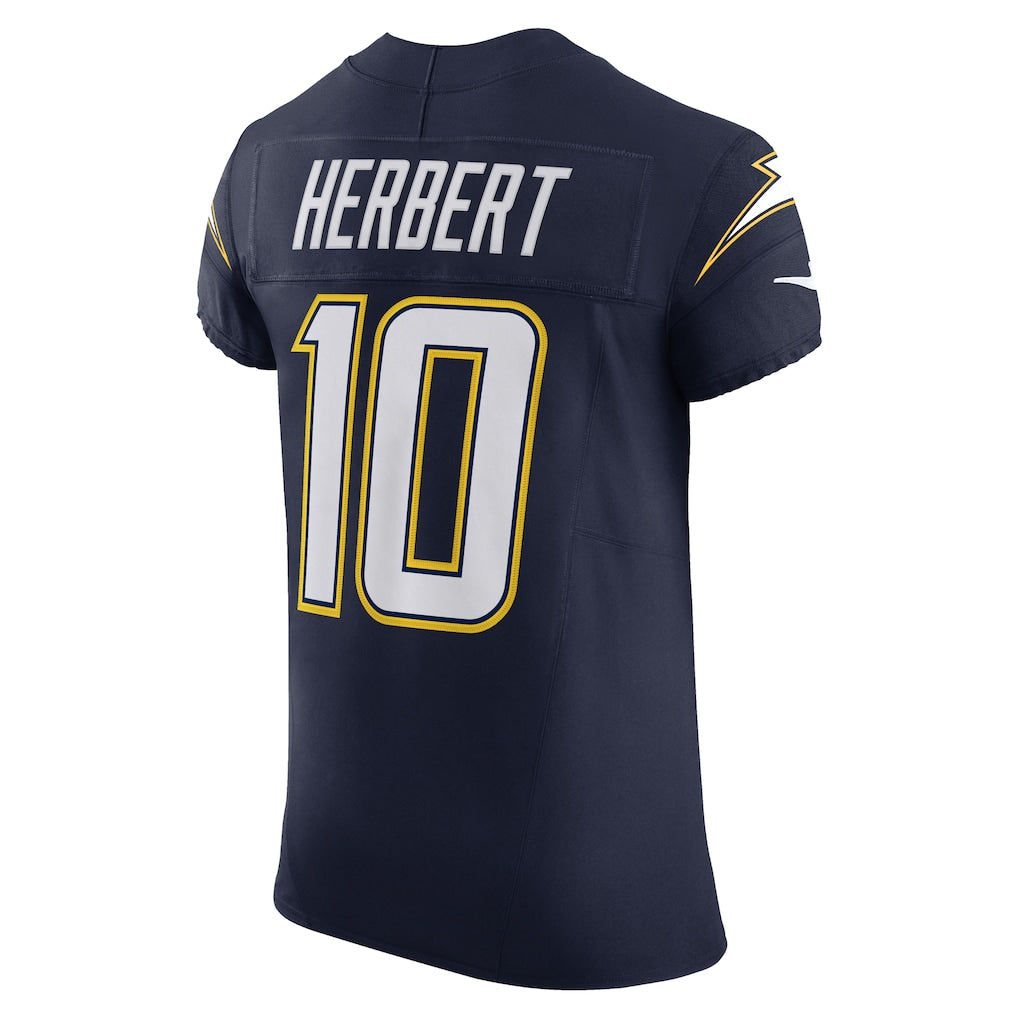 LA.Chargers #10 Justin Herbert Navy Alternate Super Chargers Vapor F.U.S.E. Elite Jersey