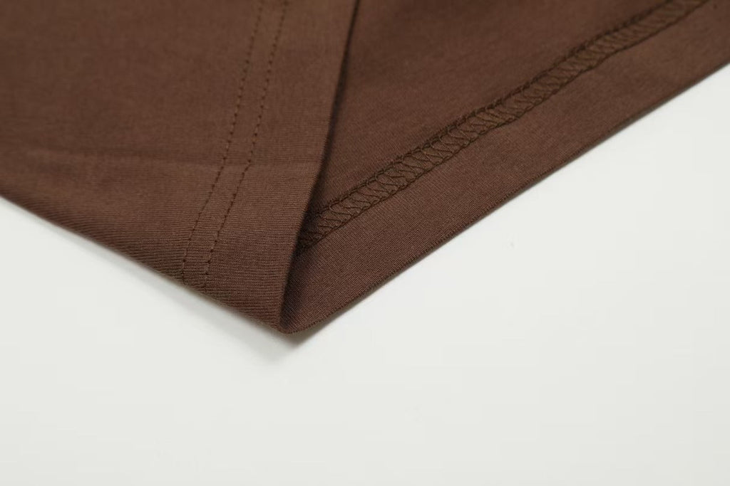 Crew Neck Knit T-Shirt