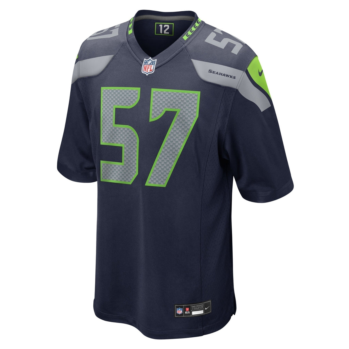 Connor Williams Seattle Seahawks   Game Jersey -  College Navy