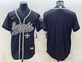 Men's New Orleans Saints Black RFLCTV Limited Blank Jersey