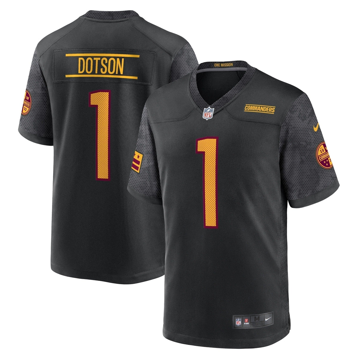 Jahan Dotson Washington Commanders  Alternate Game Jersey - Black