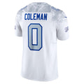B.Bills #0 Keon Coleman White 2025 Rivalries Collection Limited Jersey