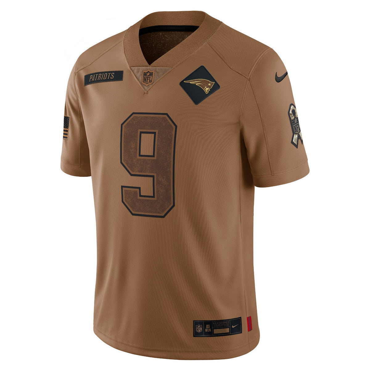 Matthew Judon New England Patriots  Salute To Service Limited Jersey - Brown