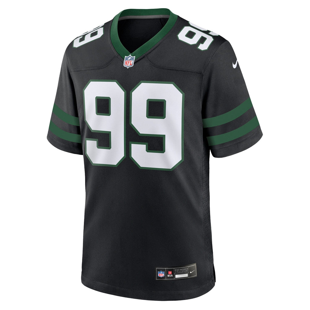 Will McDonald IV New York Jets  Alternate Game Jersey - Legacy Black