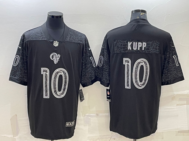 Men's Los Angeles Rams Cooper Kupp Black RFLCTV Limited Jersey