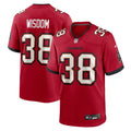 Tampa Bay Buccaneers Rashad Wisdom Red Team Game Jersey